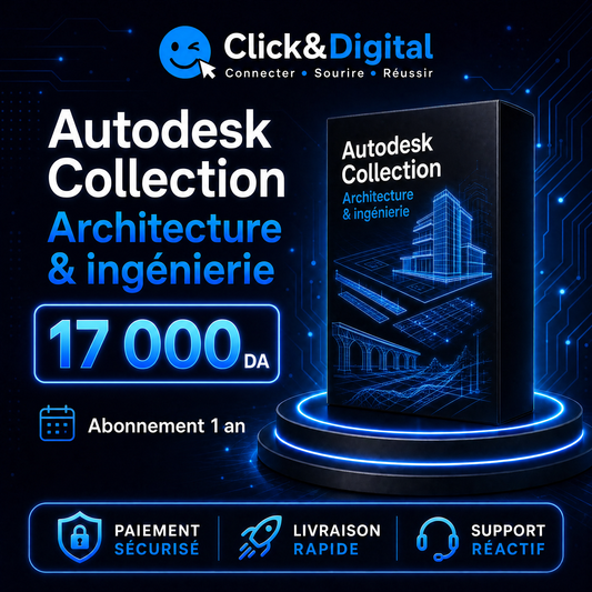 مجموعة Autodesk للهندسة المعمارية والهندسة الإنشائية - اشتراك سنة واحدة